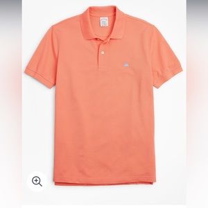 Brooks Brothers coral polo